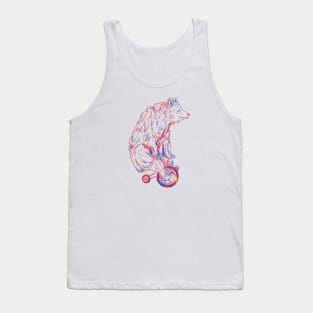 Bear Riding Bicycle Tank Top